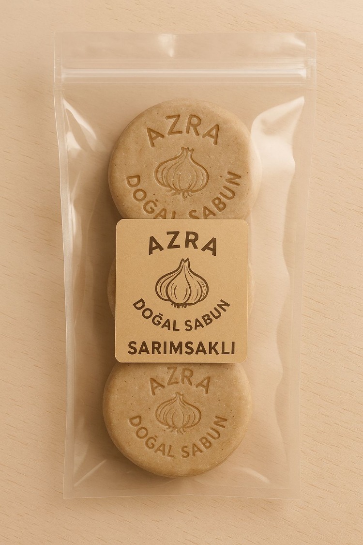 DOĞAL SARIMSAKLI SABUN (75 gr.)