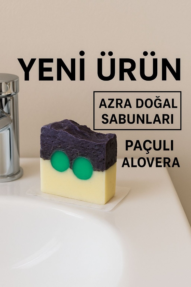 DOĞAL PAÇULİ ALOEVERALI SABUN (100 gr.)