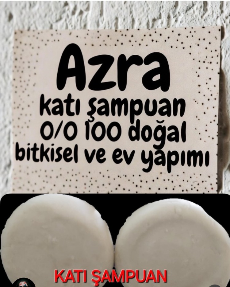 DOĞAL KATI ŞAMPUAN (85 gr.)