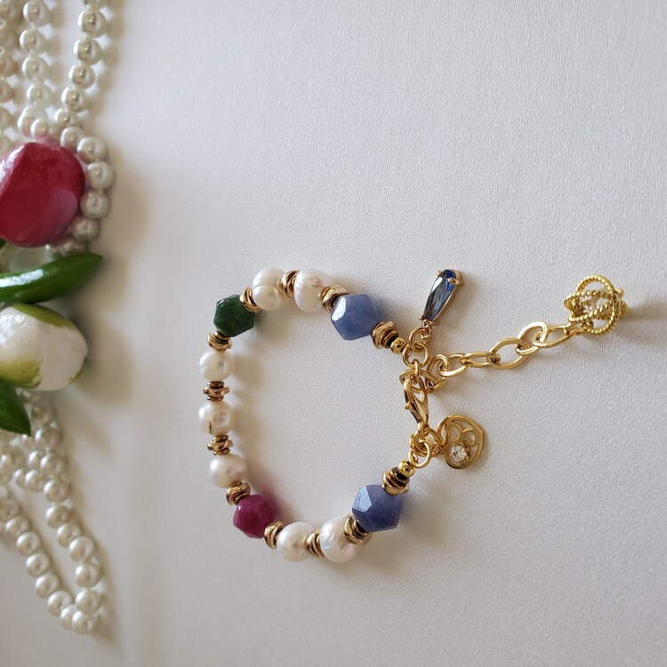 "Pearl Embrace" Ayarlanabilir İnci Bileklik
