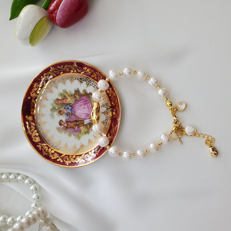 "Pearl Embrace" Ayarlanabilir İnci Bileklik