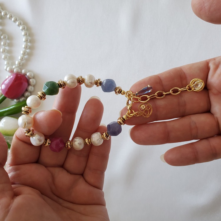 "Pearl Embrace" Ayarlanabilir İnci Bileklik