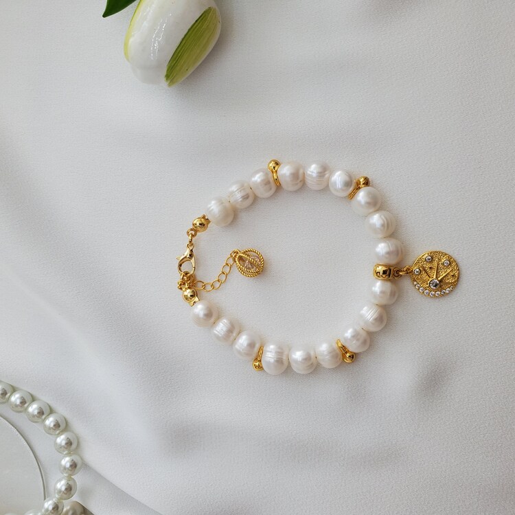 "Pearl Embrace" Ayarlanabilir İnci Bileklik