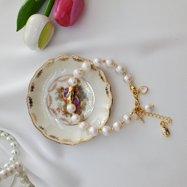 "Pearl Embrace" Ayarlanabilir İnci Bileklik