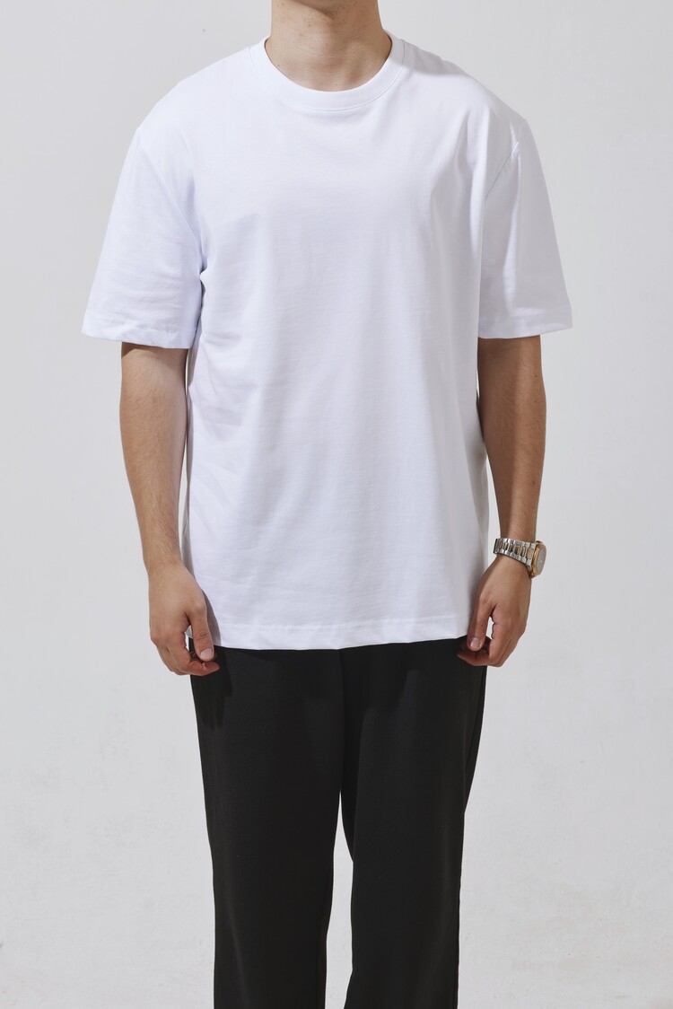 Babylon Basic Oversize T-Shirt - White