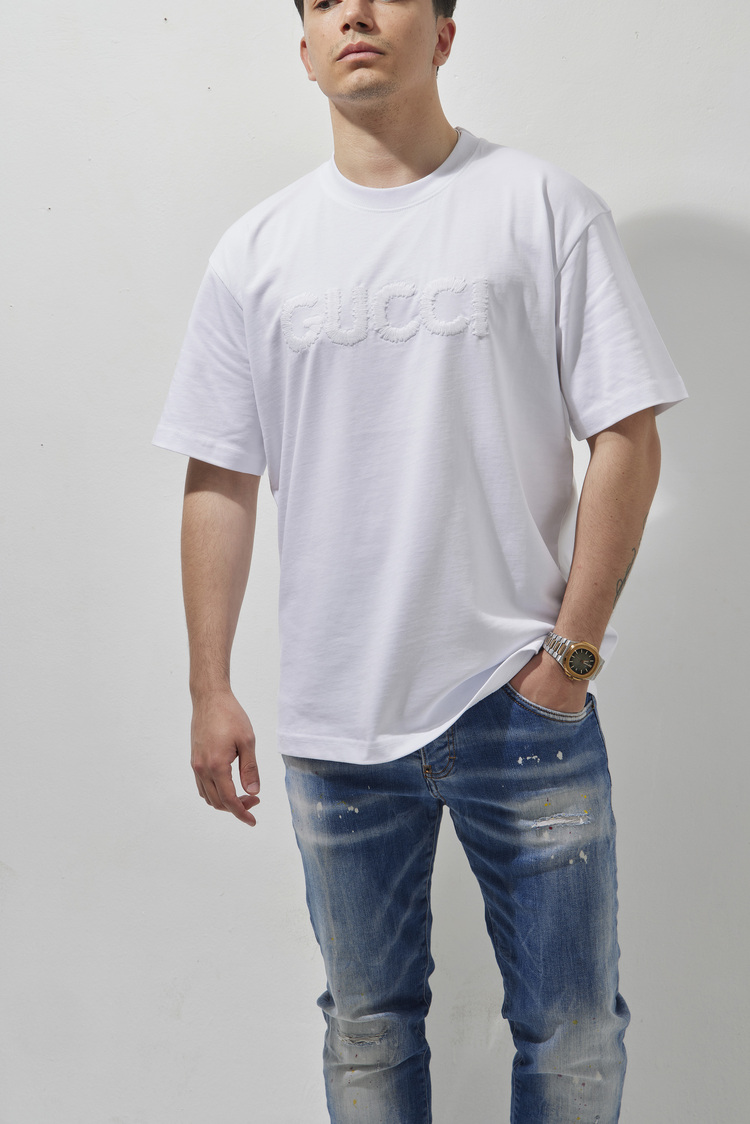 GUCCI Nakışlı T-Shirt White