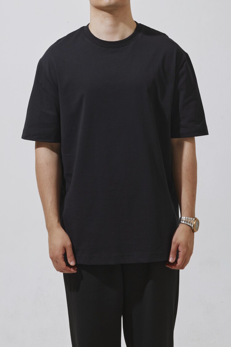 Babylon Basic Oversize T-Shirt - Black
