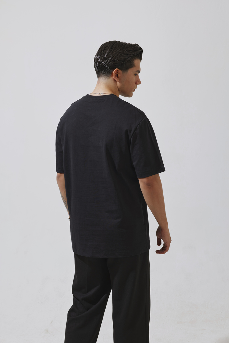 Babylon Basic Oversize T-Shirt - Black