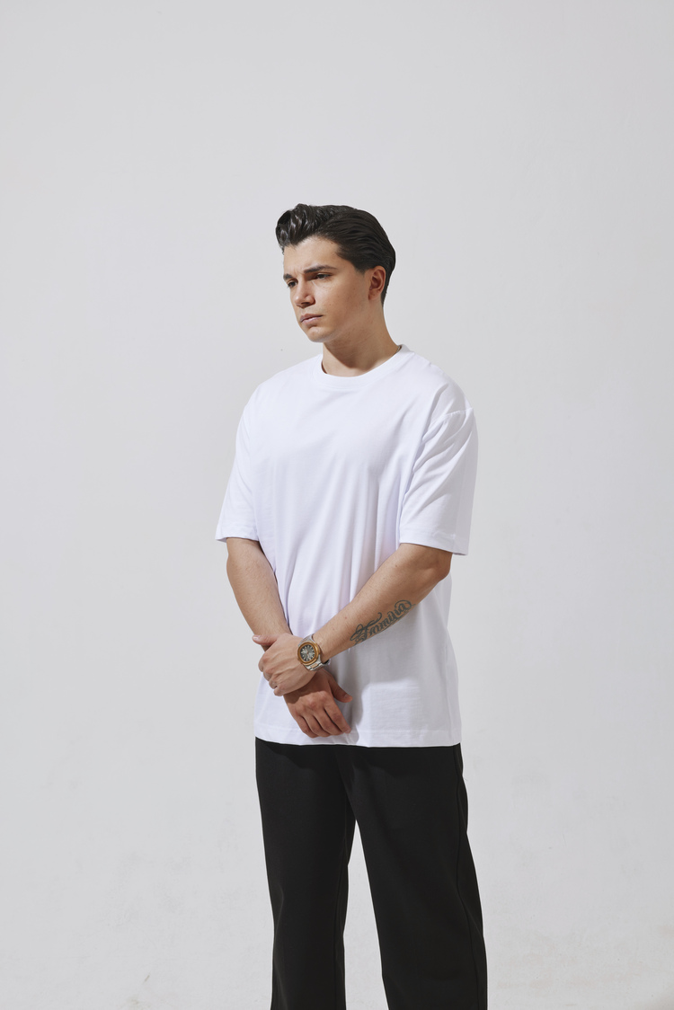 Babylon Basic Oversize T-Shirt - White