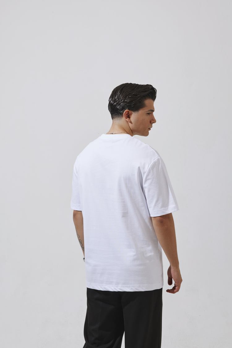 Babylon Basic Oversize T-Shirt - White