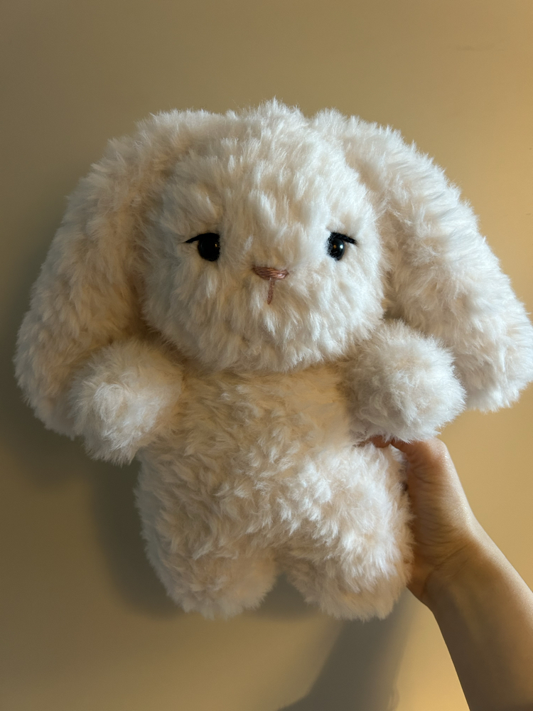 Pofuduk Tüylü Peluş Tavşan (ön sipariş)
