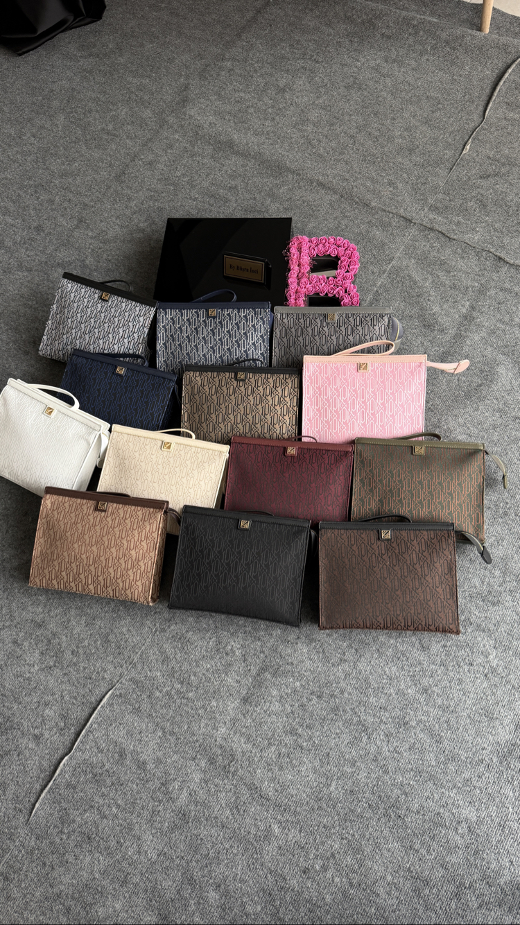 İpekyol Journey Clutch Dokuma Kumaş