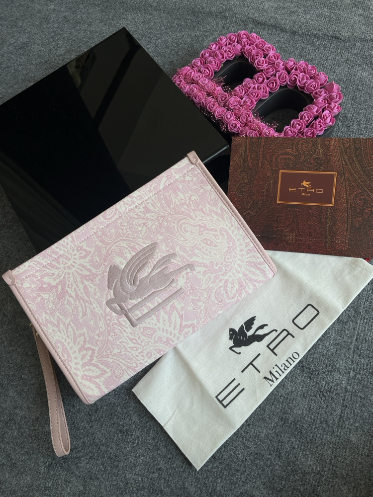 Etro Paisley Clutch Bag / Toz Torbalı - Sertifikalı