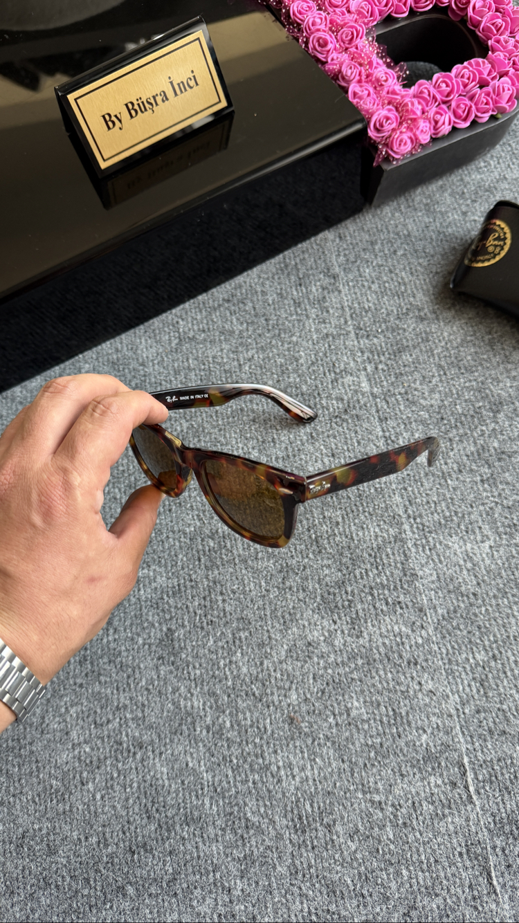 Ray-Ban RB2140 #50 İthal Güneş Gözlüğü Leopar