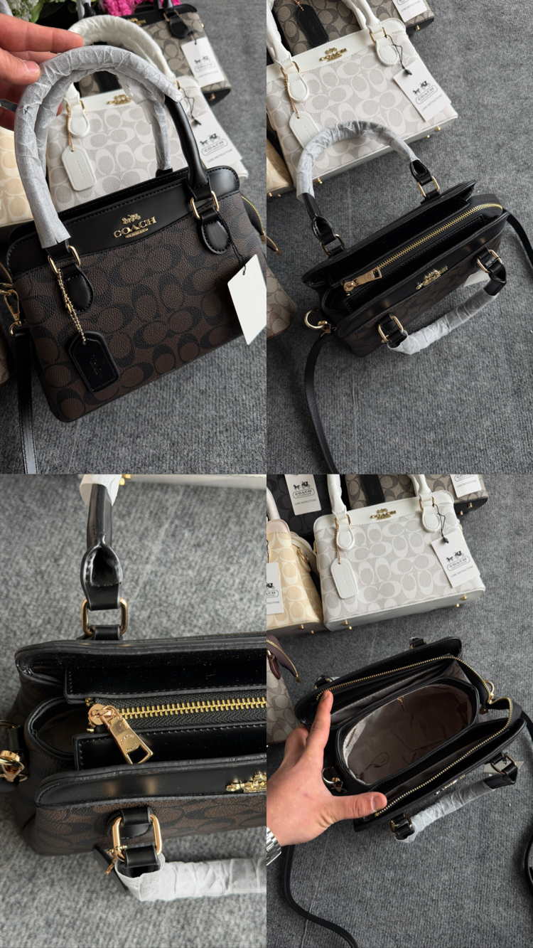 Coach Mini Darcie Carryall - İthal Deri