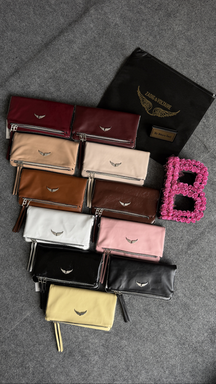 Zadig Rock Clutch Medium - Boncuklu