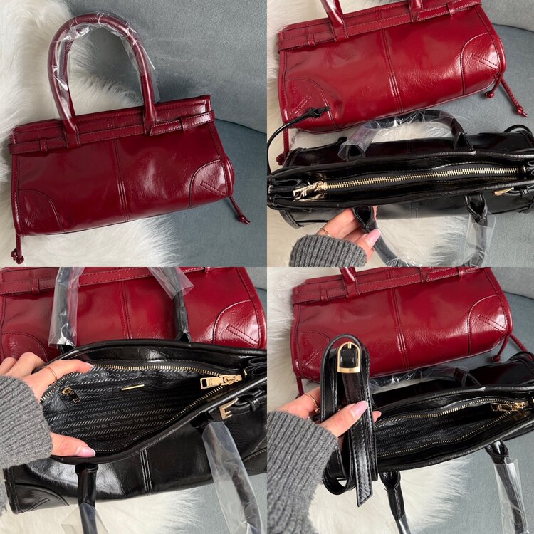 Prada Bonnie Medium Handbag Deri