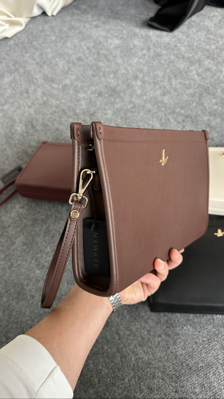 BYMN Unisex Clutch Portföy Çanta