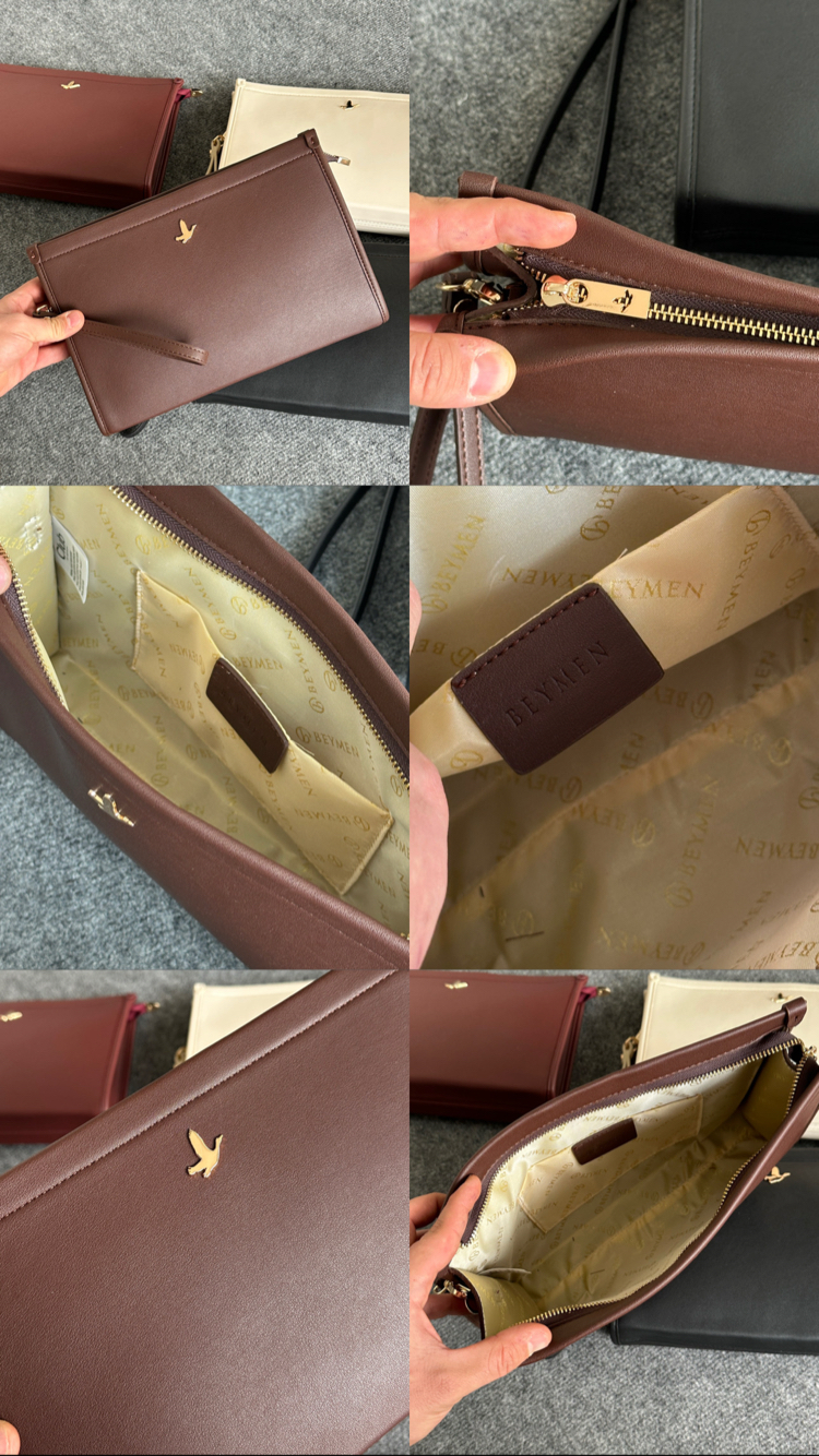BYMN Unisex Clutch Portföy Çanta