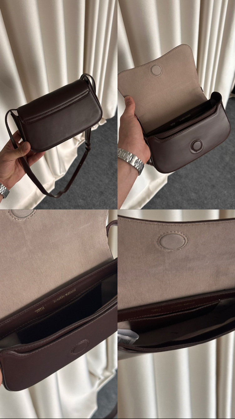 Ami Paris Small Glazed-Kutulu/Toz Torbalı 