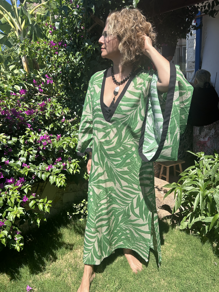 Vual Kimono Elbise