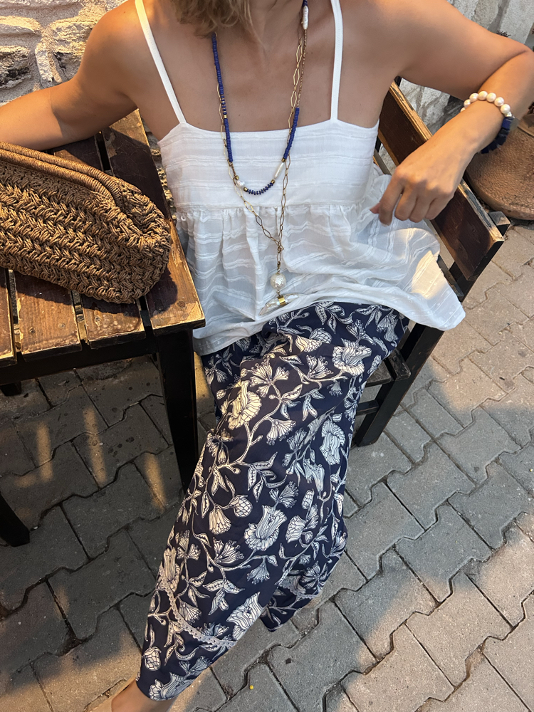 %100 pamuklu/ askılı bluz