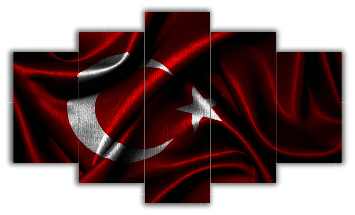 5 Parça Mdf Üzerine UV Baskı Duvar Tablosu