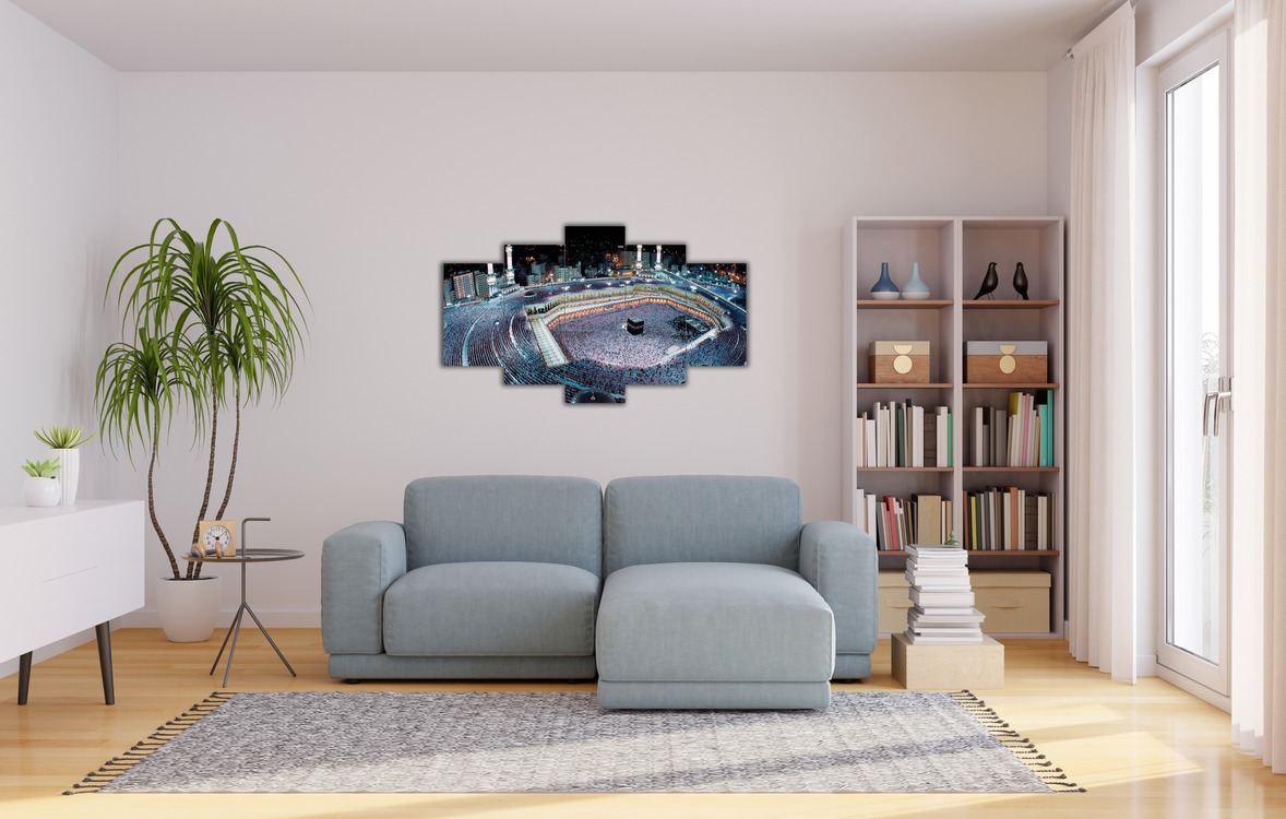 5 Parça Mdf Üzerine UV Baskı Duvar Tablosu