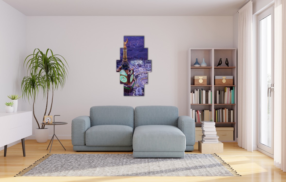 5 Parça Mdf Üzerine UV Baskı Duvar Tablosu