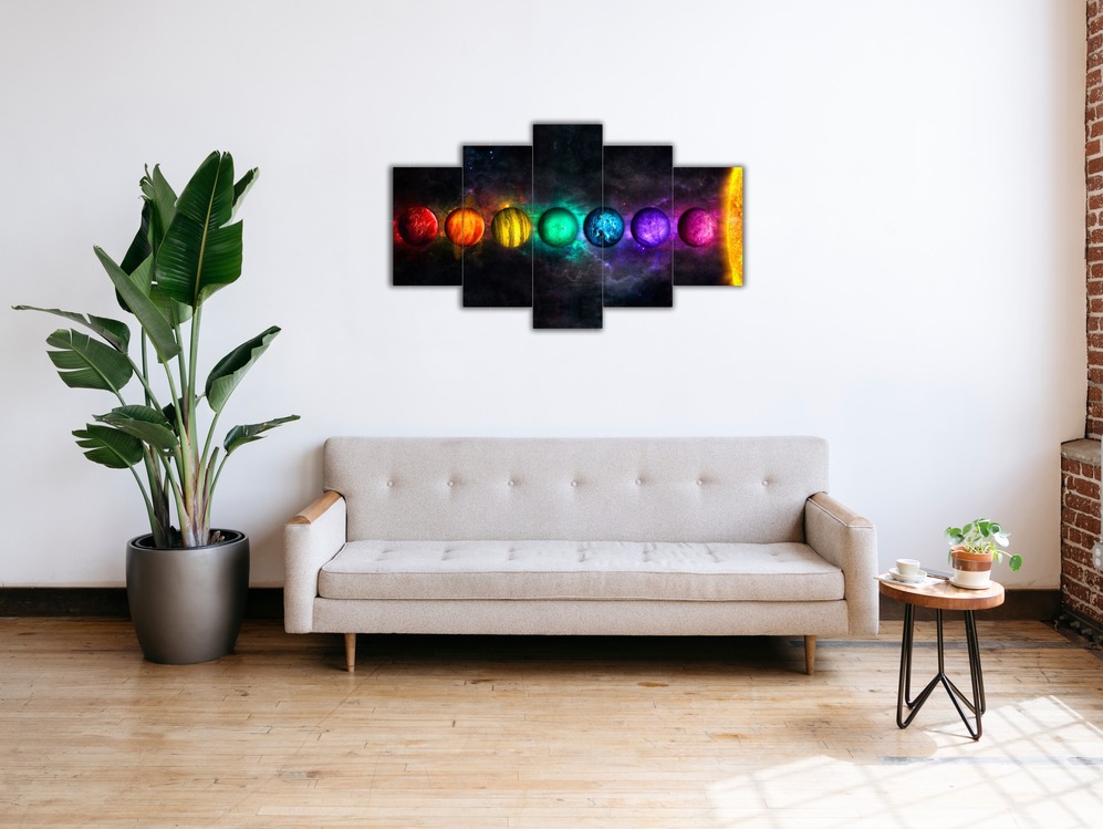 5 Parça Mdf Üzerine UV Baskı Duvar Tablosu