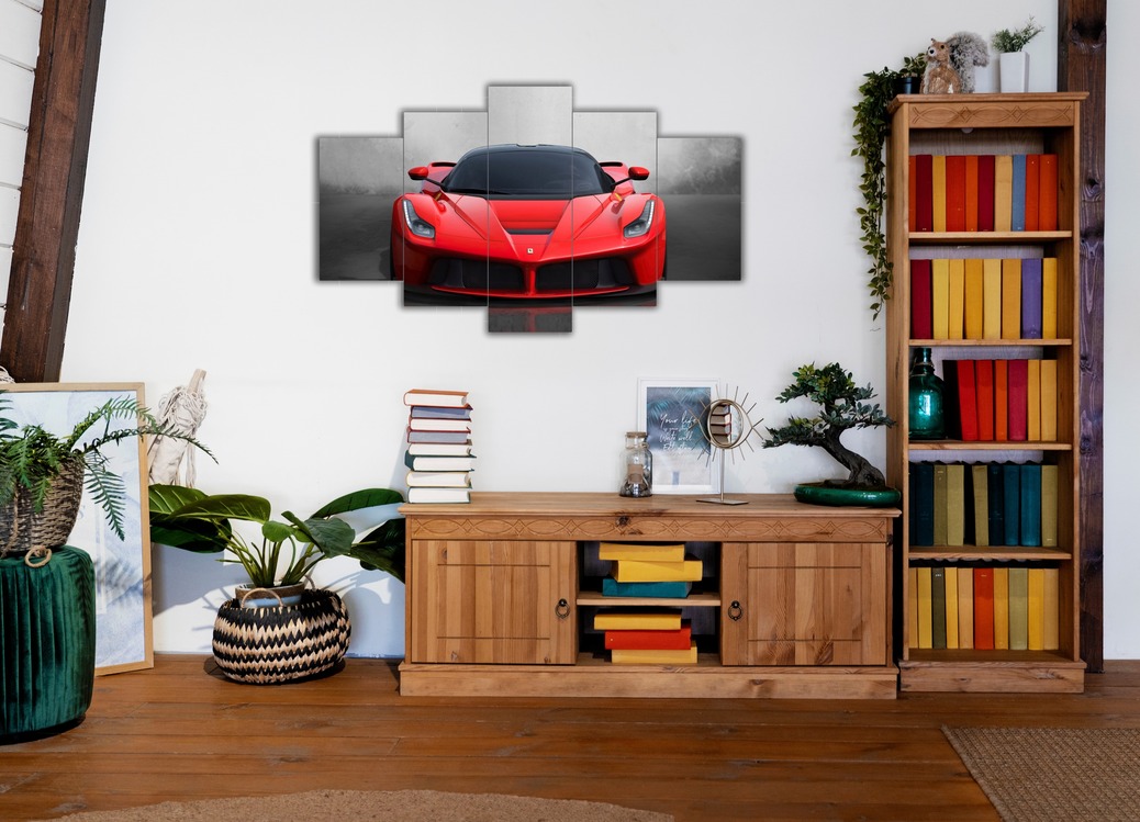5 Parça Mdf Üzerine UV Baskı Duvar Tablosu