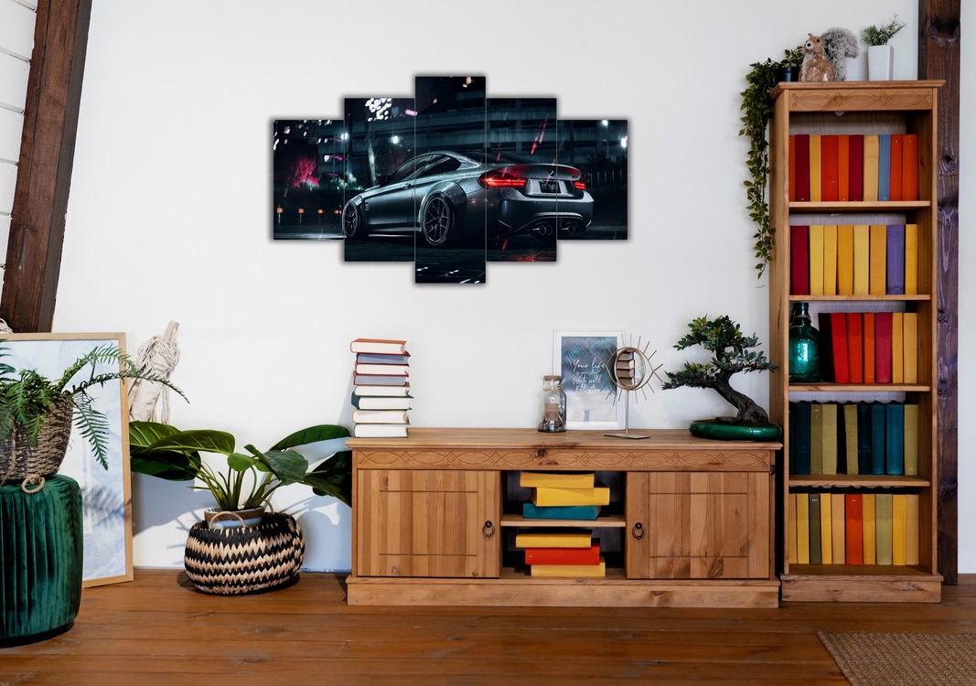 5 Parça Mdf Üzerine UV Baskı Duvar Tablosu