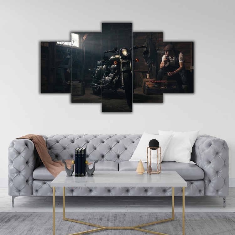 5 Parça Mdf Üzerine UV Baskı Duvar Tablosu