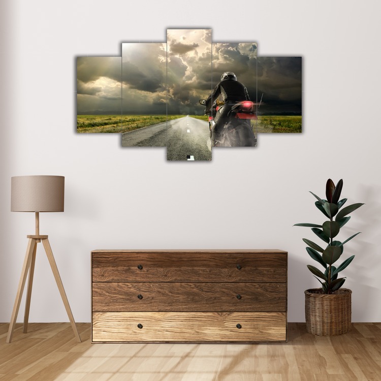 5 Parça Mdf Üzerine UV Baskı Duvar Tablosu