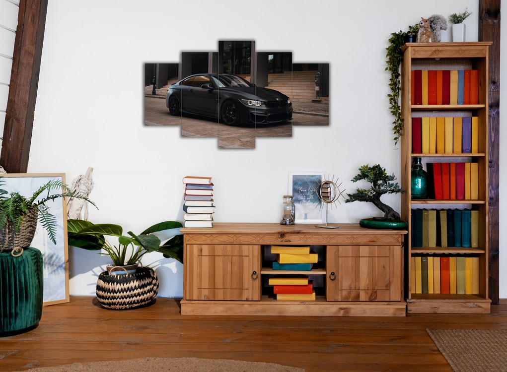 5 Parça Mdf Üzerine UV Baskı Duvar Tablosu