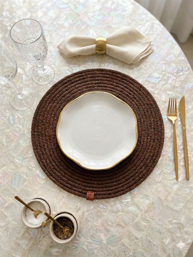 Amerikan Servis Kahverengi 6’lı set