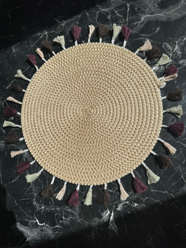 SUPLA Amerikan Servis Hasır 6’lı set