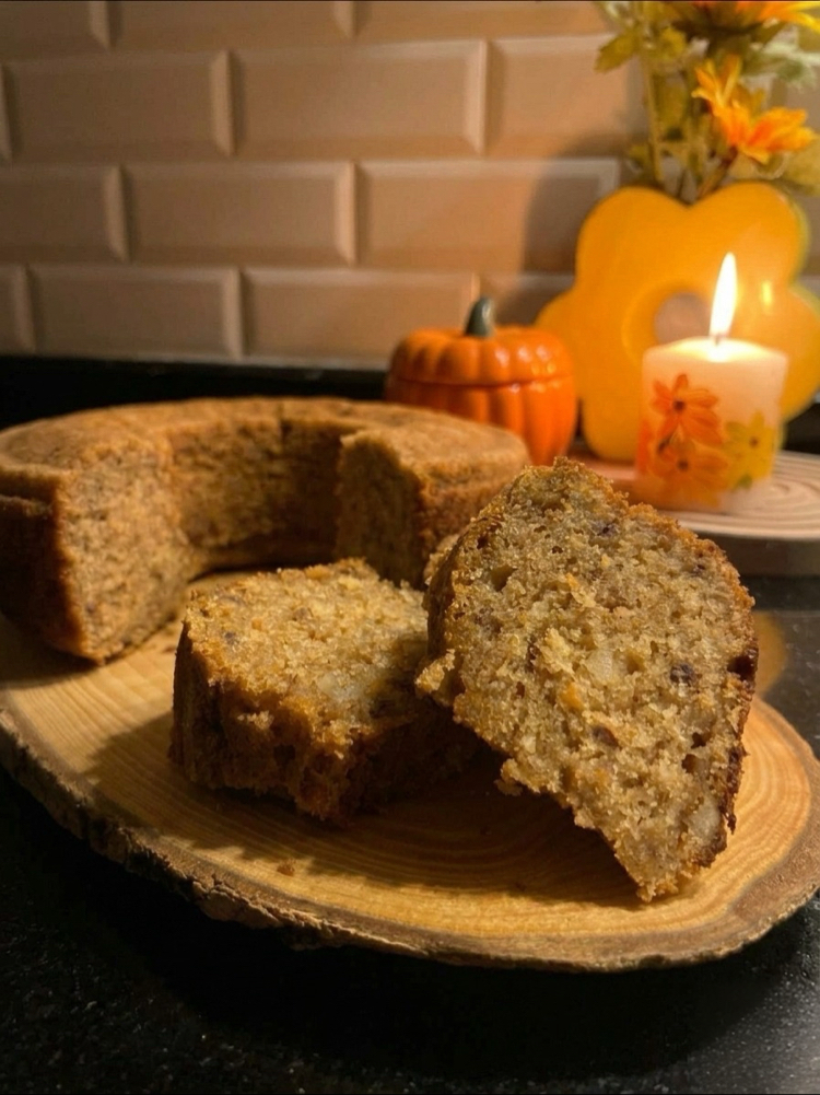 Glutensiz Portakallı Şekersiz Cevizli Kek (600 gr)