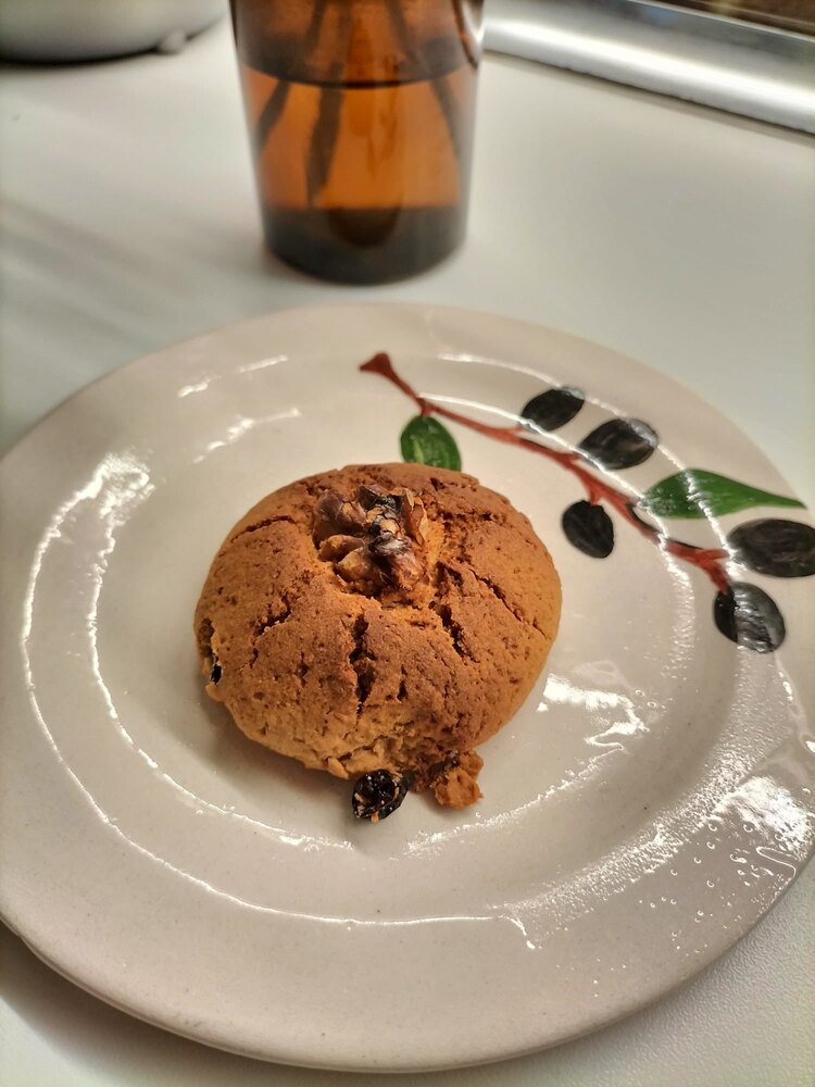 Glutensiz Şekersiz Cevizli Kurabiye (500 gr)