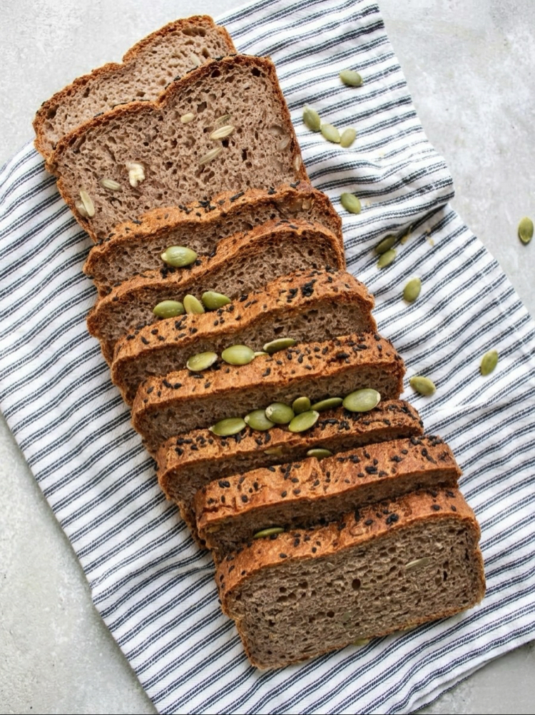 Glutensiz Kabak Çekirdekli Karabuğday Ekmeği (1000 gr)