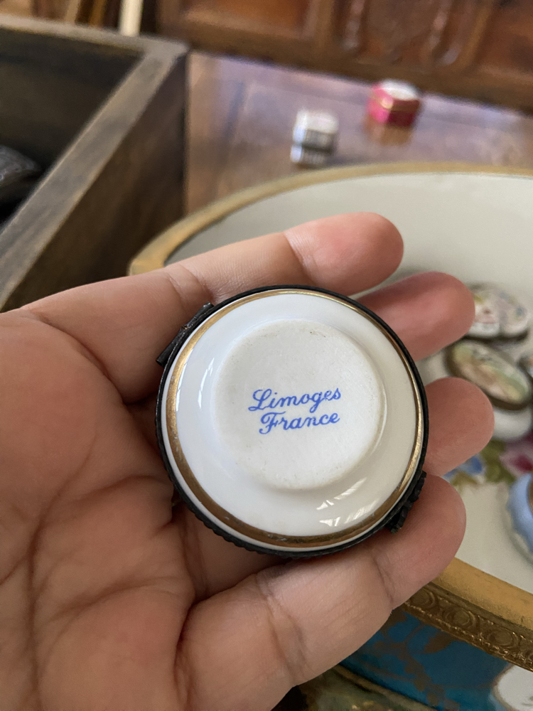 Limoges Trinket Box Koleksiyonluk