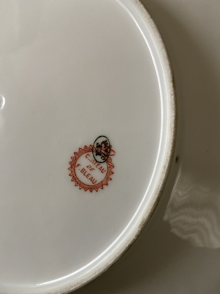 Antika Sevres Şato Duvar Tabağı