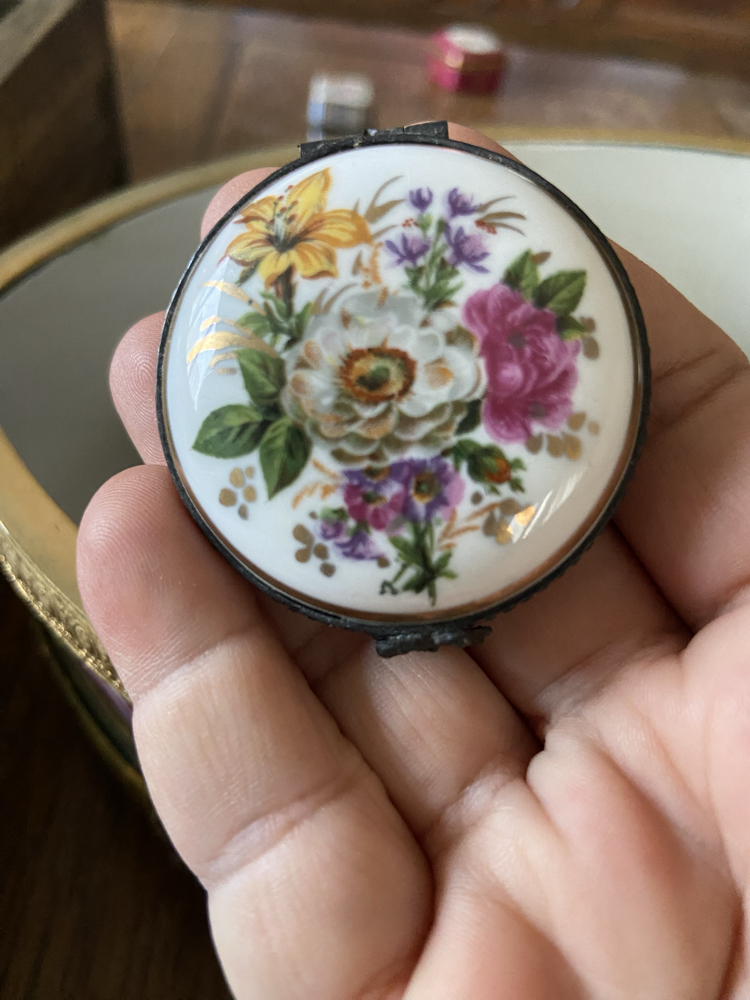 Limoges Trinket Box Koleksiyonluk
