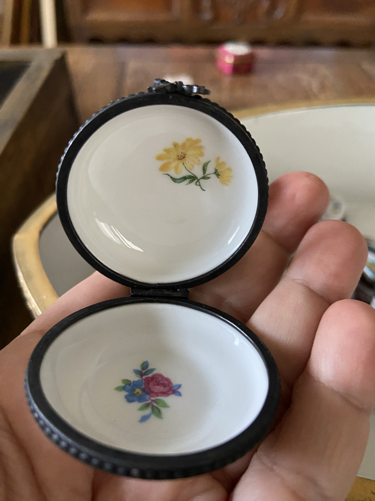 Limoges Trinket Box Koleksiyonluk