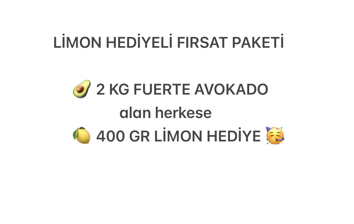 LİMON HEDİYELİ FIRSAT PAKETİ