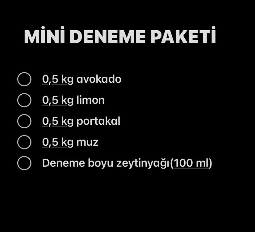 MİNİ DENEME PAKETİ