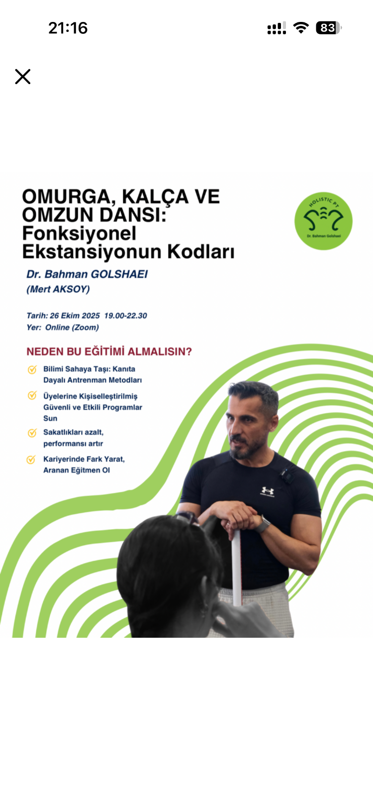 OMURGA, KALÇA VE OMZUN DANSI: FONKSİYONEL EKSTANSİYONUN KODLARI