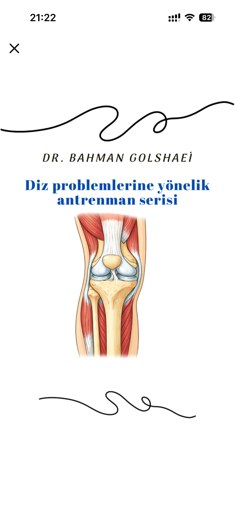 DİZ PROBLEMLERİNE YÖNELİK ANTRENMAN SERİSİ