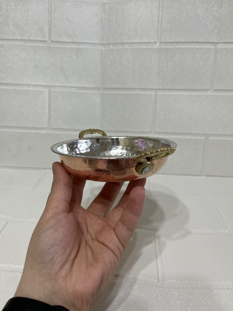 3 No Kulplu Bakır Kahvaltılık