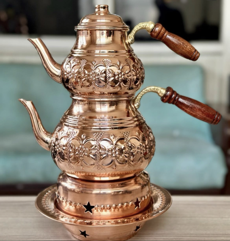 Nakışlı çaydanlık 